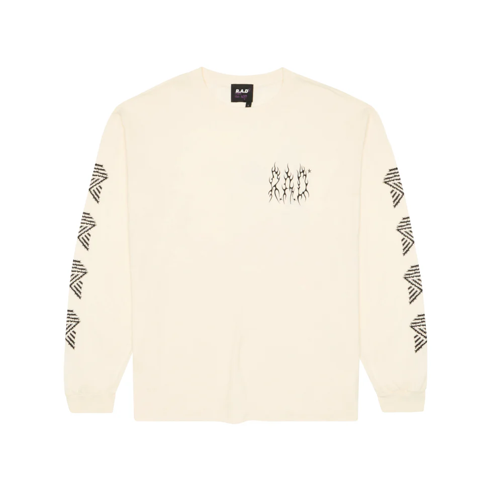 LONG SLEEVE METAL TEE OFF WHITE